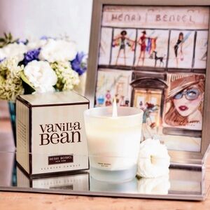NWT Henri Bendel Vanilla Bean Candle